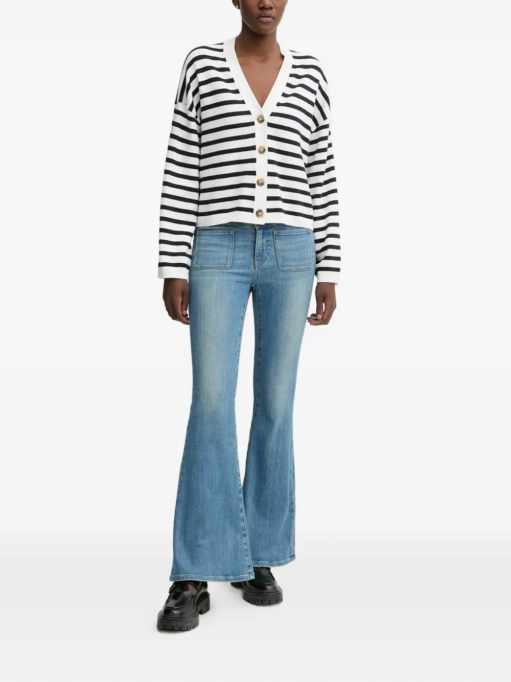 Marc O'Polo striped button-front cardigan | Cardigans | Image 2
