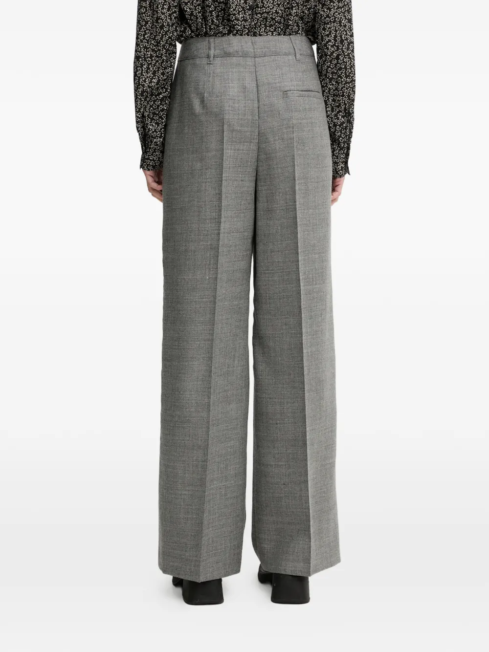 Marc O'Polo Broek met wijde pijpen Grijs