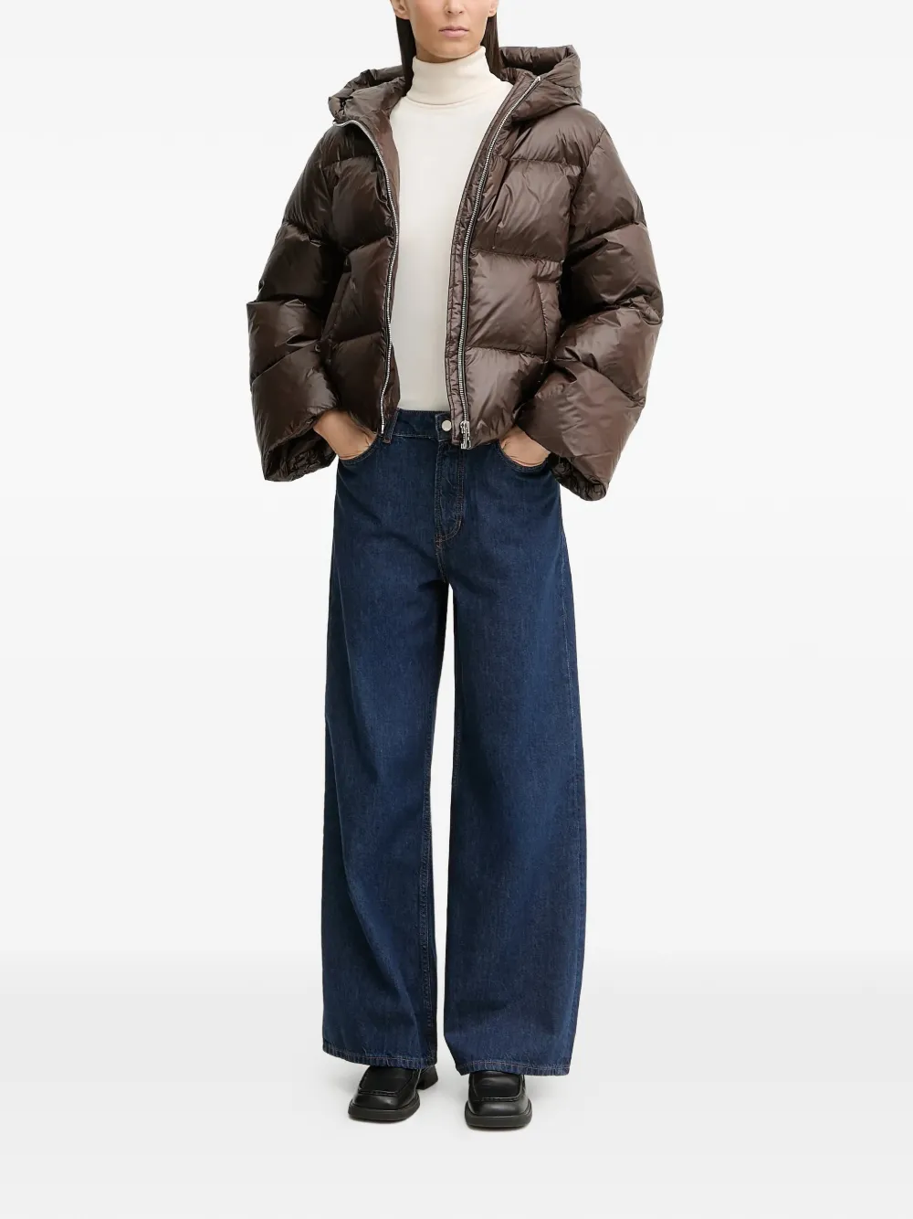 Marc O'Polo Anjo wide-leg jeans - Blauw