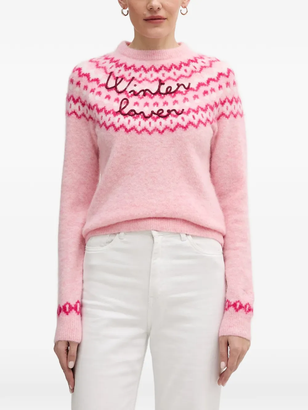 MC2 Saint Barth patterned sweater - Pink