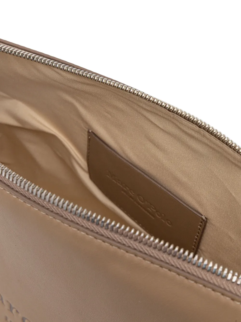Marc O'Polo Shopper met logo-reliëf Beige