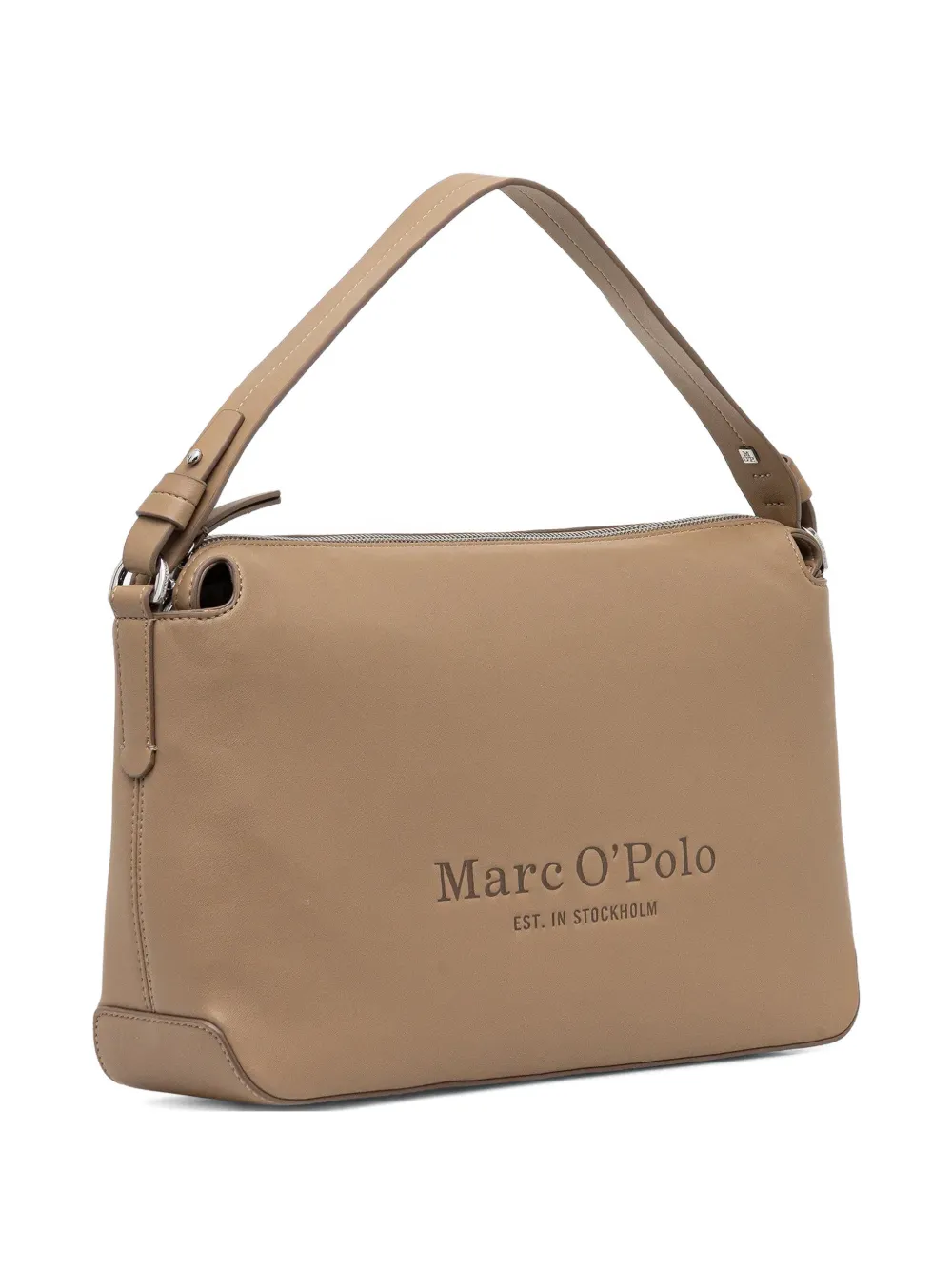 Marc O'Polo Shopper met logo-reliëf Beige