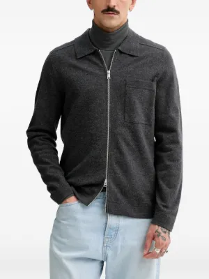 Hackett ストライプ ジップアップ セーター | グレー | FARFETCH JP