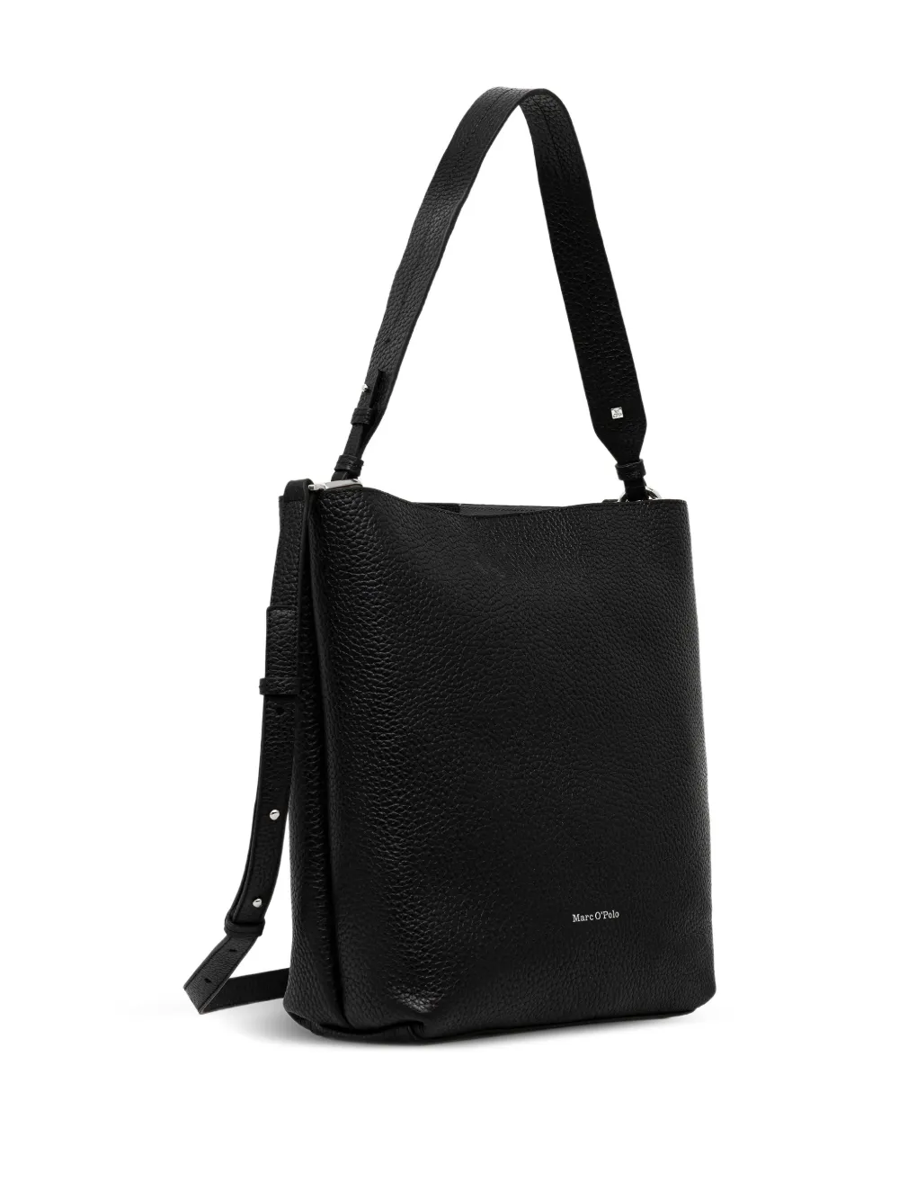  Marc O'polo Medium Adjustable-strap Shoulder Bag - Black 