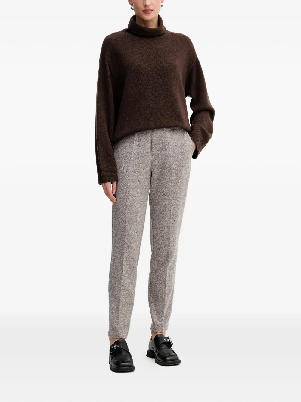 Marc O'Polo Gesmockte broek Beige