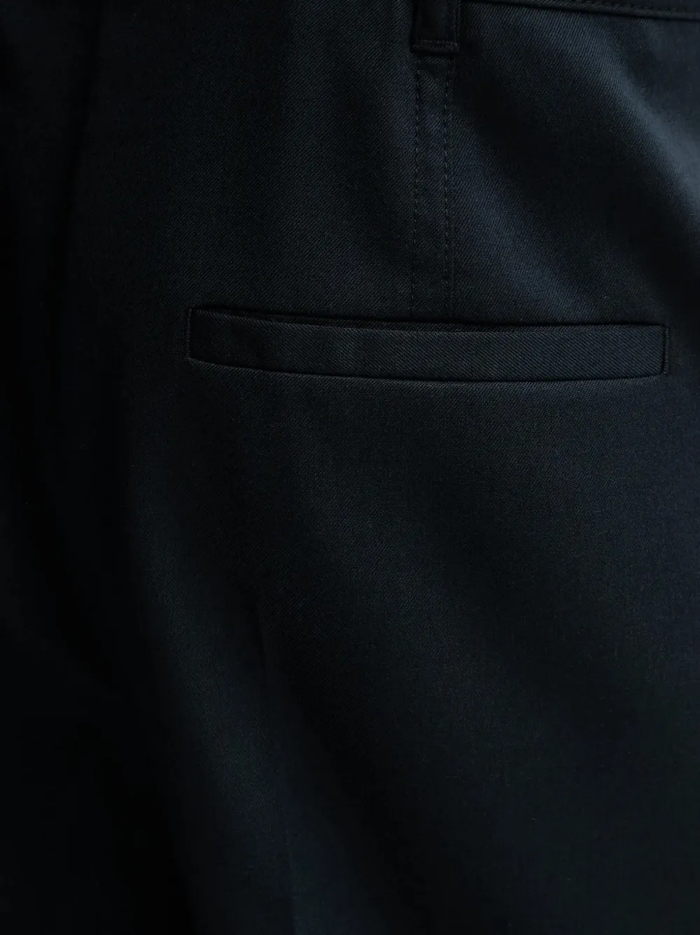 Marc O'Polo Plooibroek met wijde pijpen Blauw