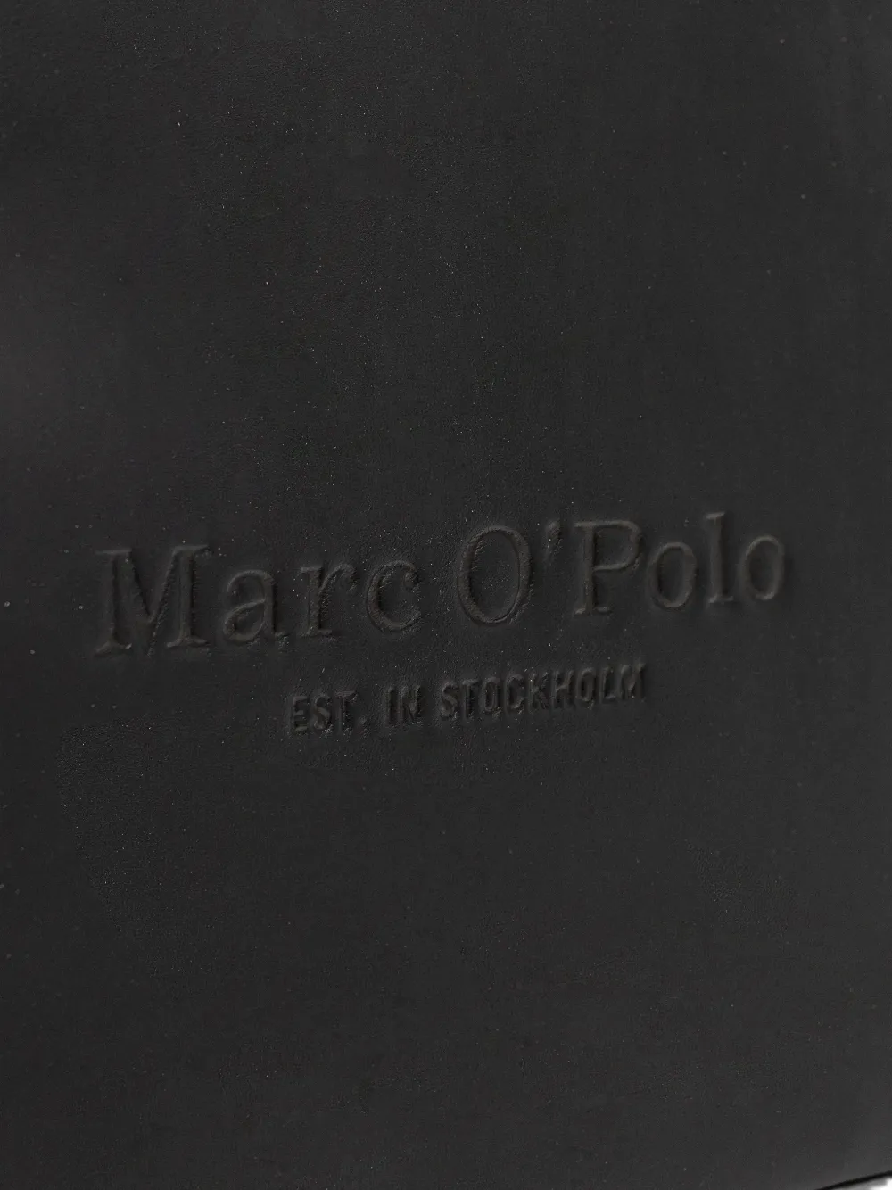 Marc O'Polo Shopper met logo-reliëf Zwart