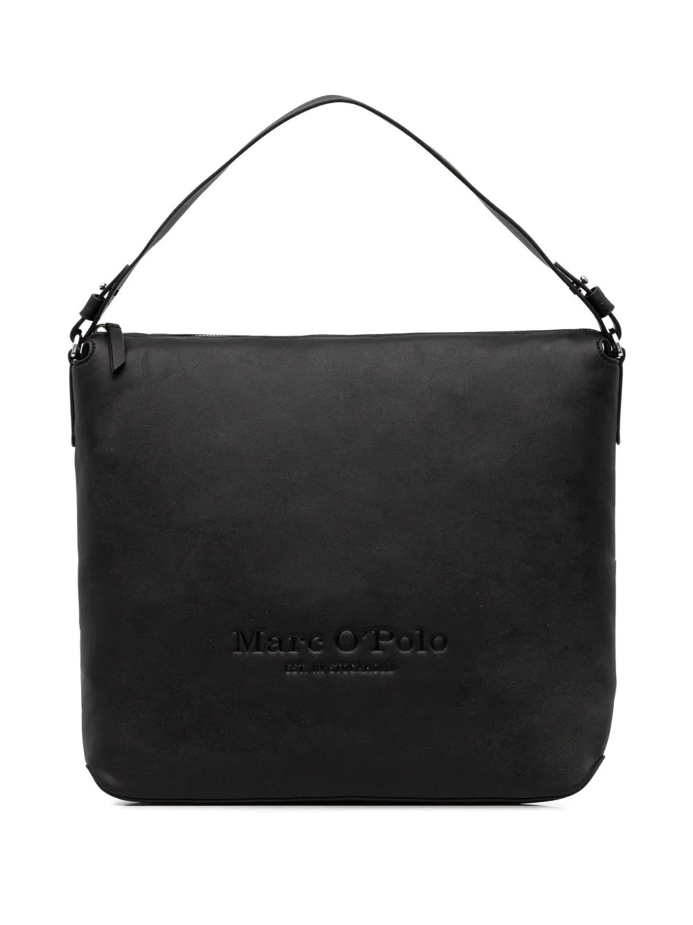 Marc O'Polo debossed-logo tote bag - Nero