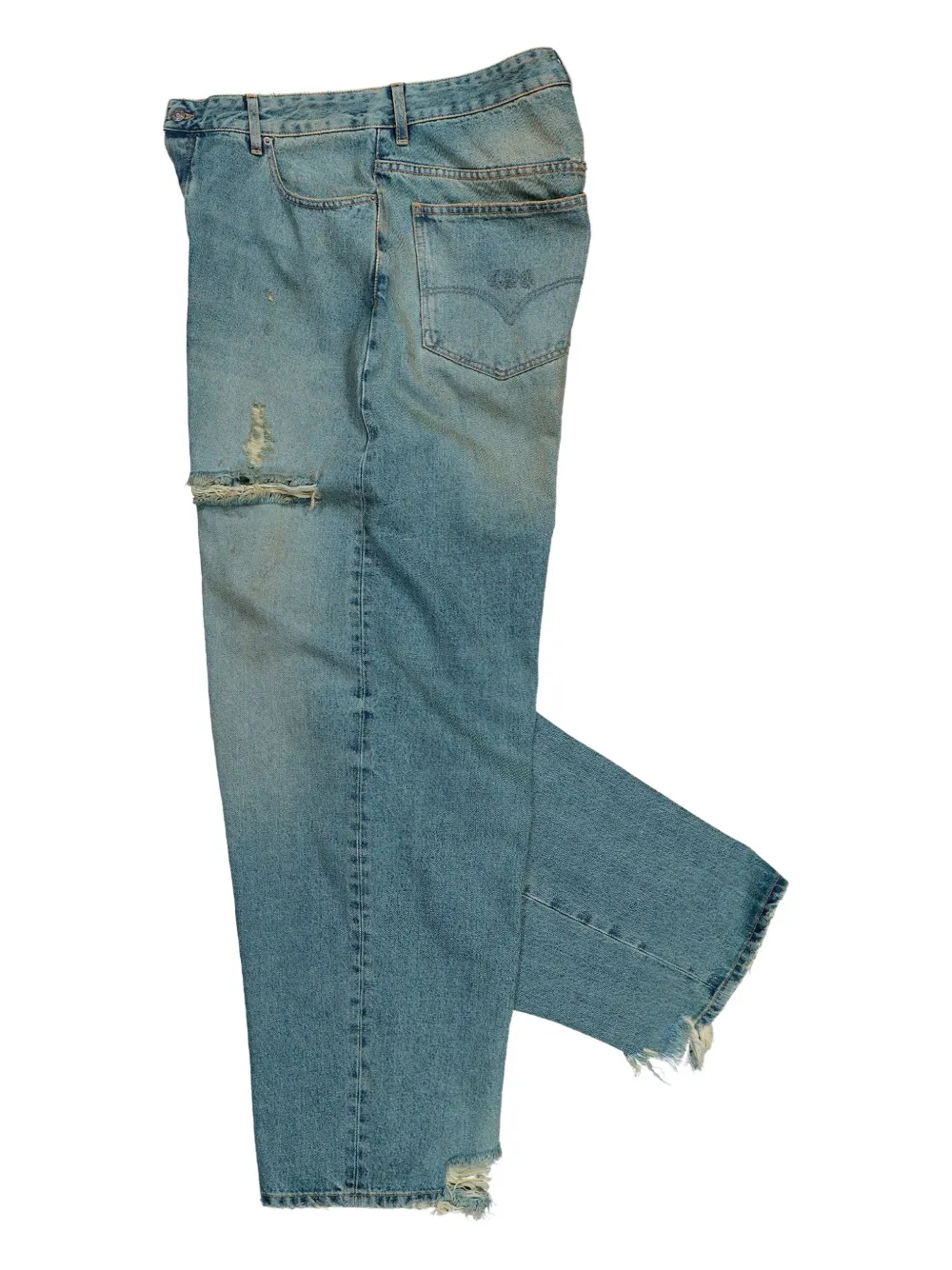  424 Ripped Big Daddy Jeans - Blue 