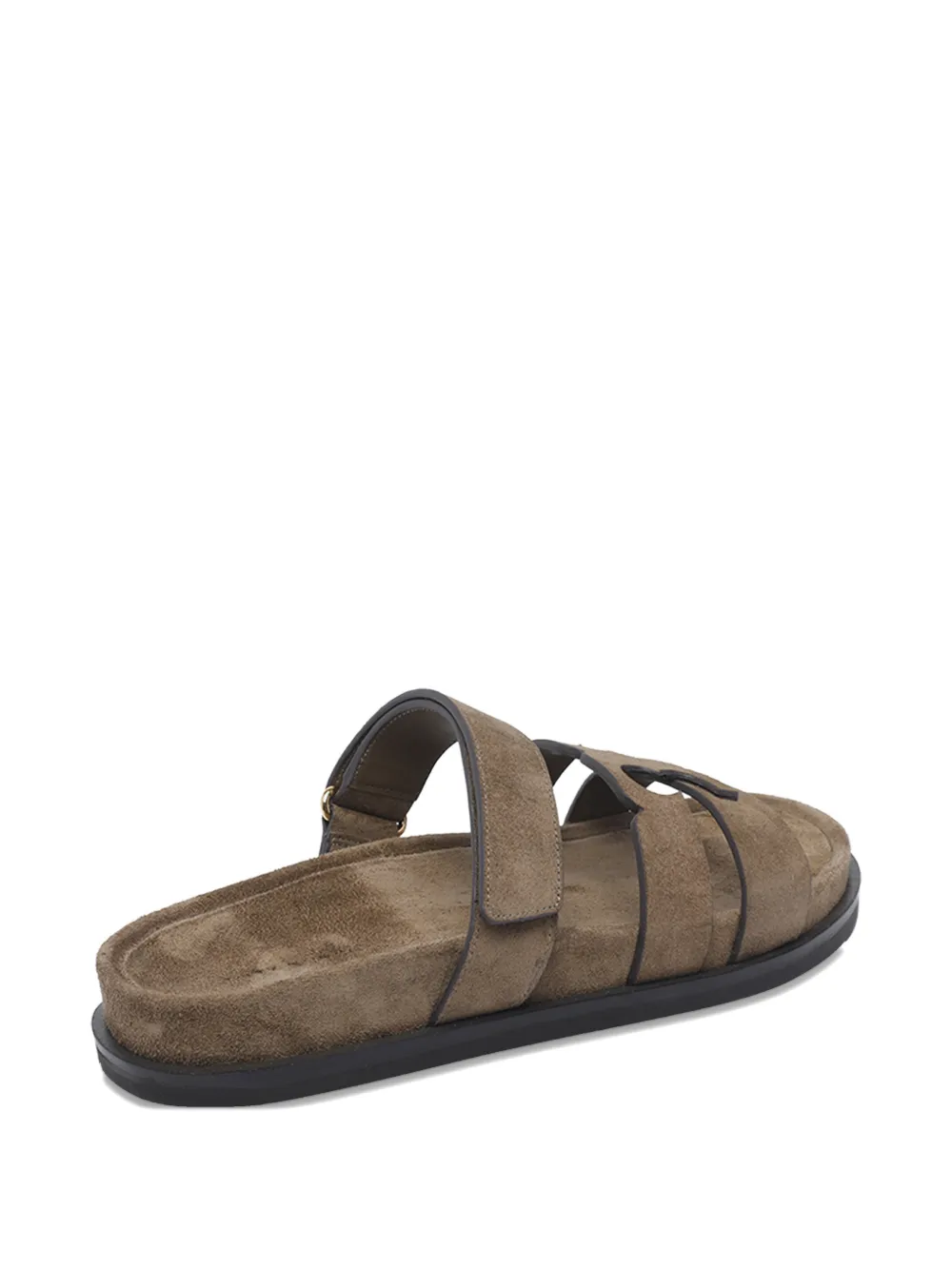 Tory Burch Ines suède sandalen Bruin