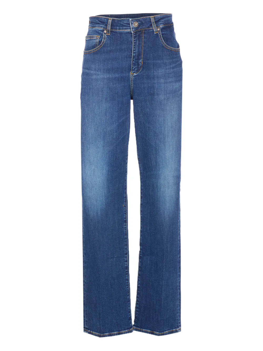 LIU JO whiskering-effect jeans | Blue | Image 1