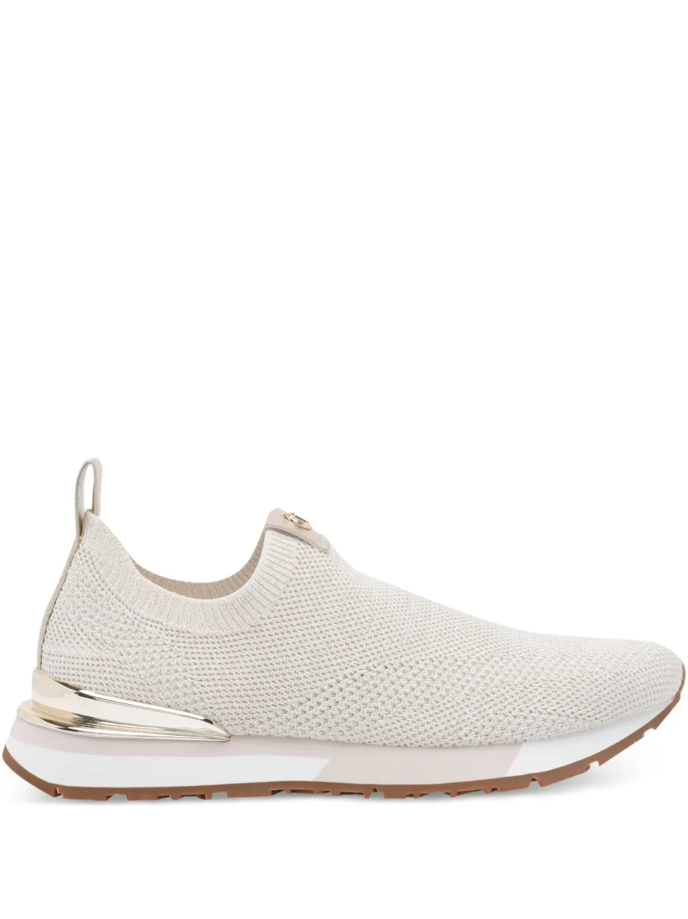 Michael Michael Kors logo-detail slip-on sneakers - Nude