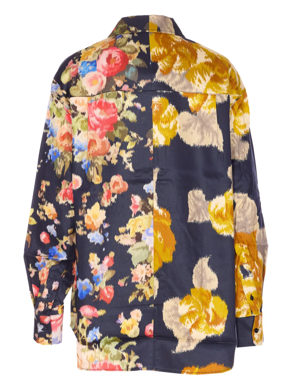 Essentiel Antwerp floral-print shirt - Blauw