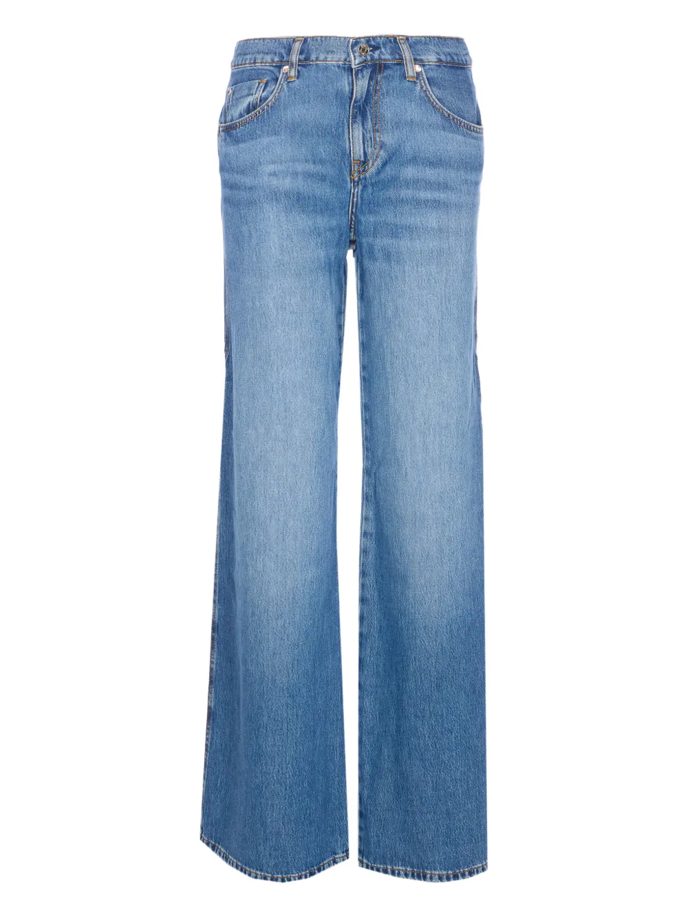 LIU JO whiskering-effect jeans | Blue | Image 1