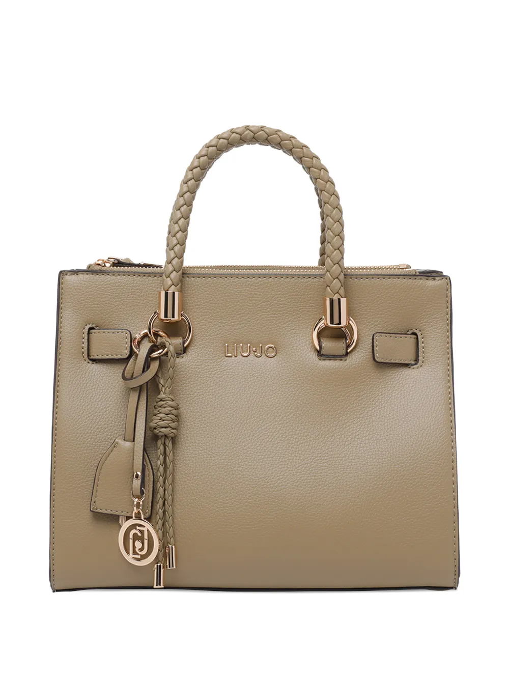 LIU JO logo-lettering tote bag | Brown | Image 1