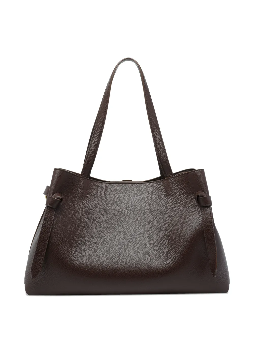 Yuzefi Gyoza leather tote bag - Bruin