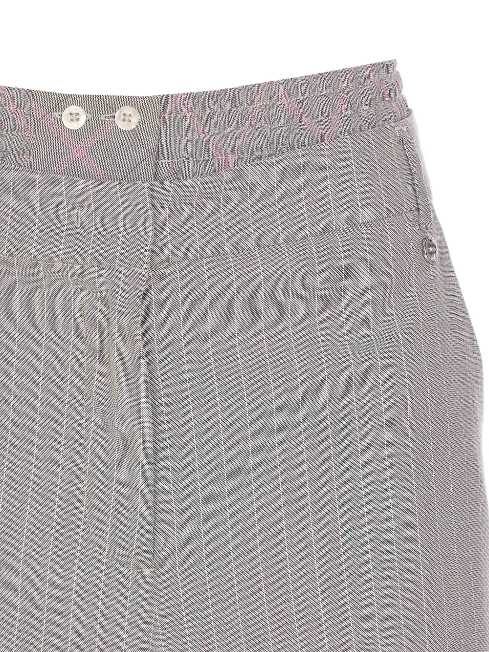 LIU JO Gestreepte broek Grijs