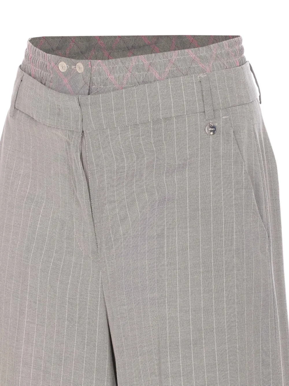  Liu Jo Striped Trousers - Grey 