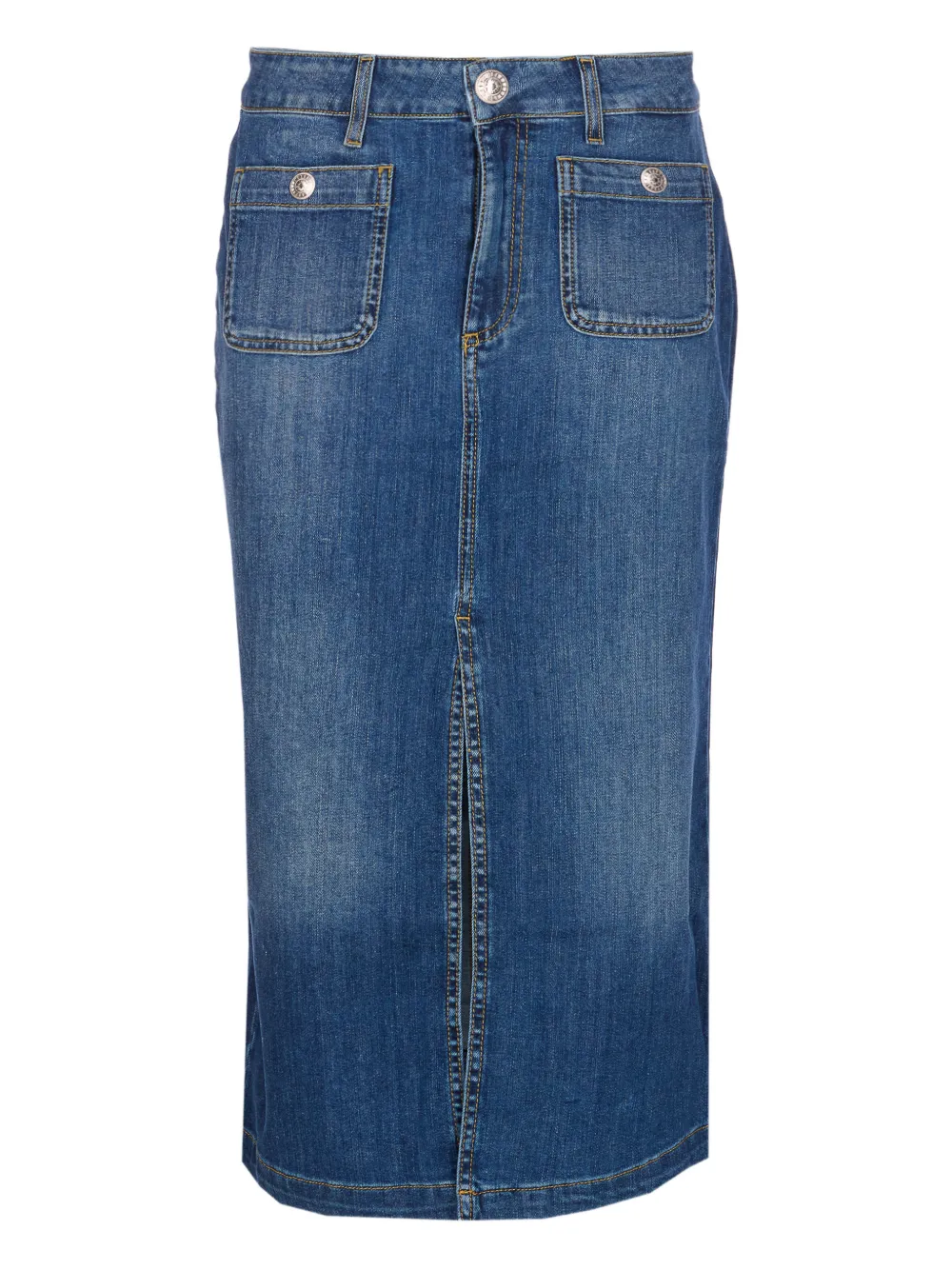 LIU JO front-slit skirt | Blue | Image 1