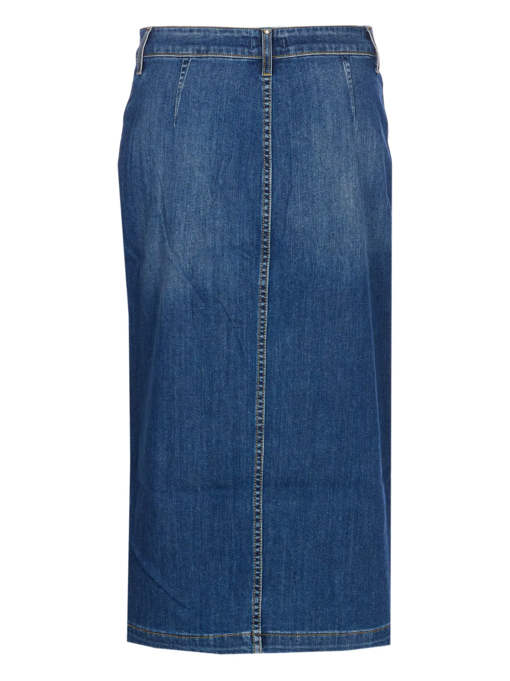 LIU JO front-slit skirt - Blauw