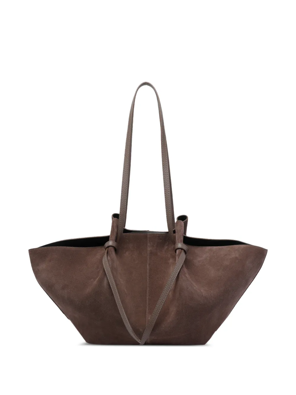 Yuzefi Mochi magnetic closure large shoulder bag - Marrone