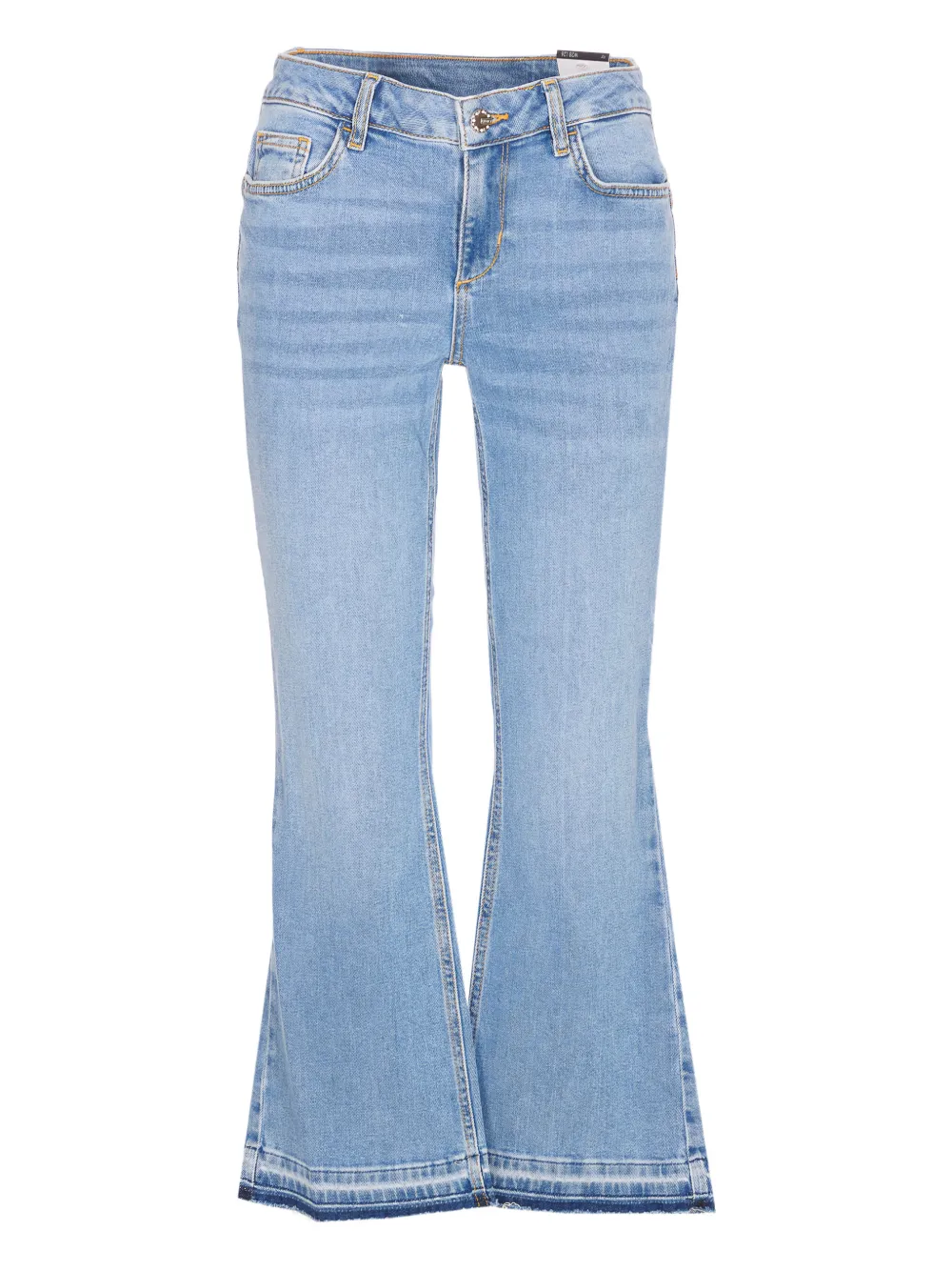 LIU JO logo-plaque bootcut jeans - Blu