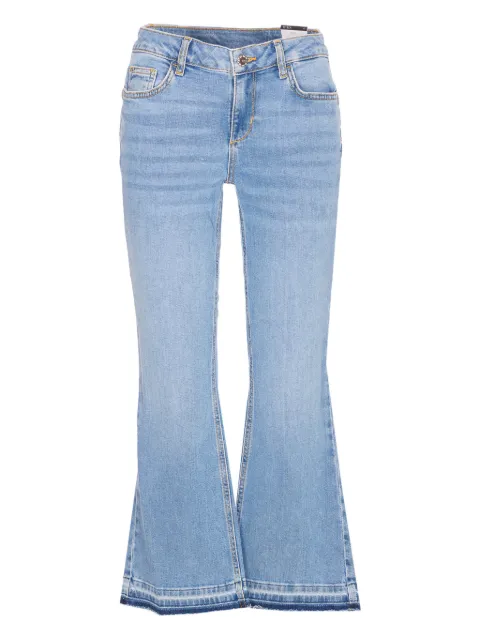 LIU JO logo-plaque bootcut jeans