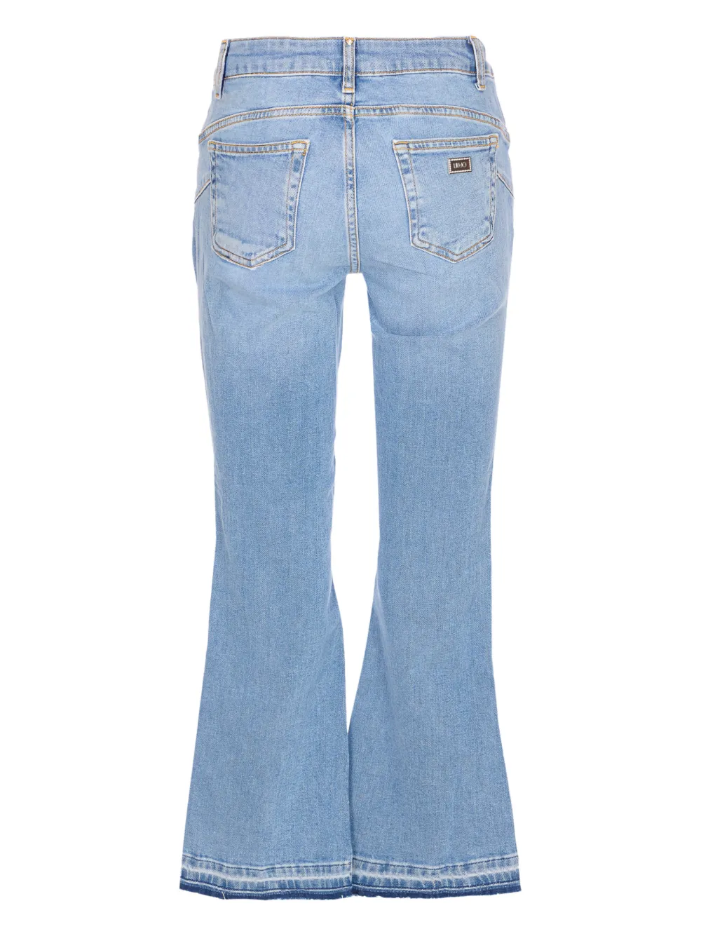 Liu Jo Logo-plaque Bootcut Jeans - Blue 