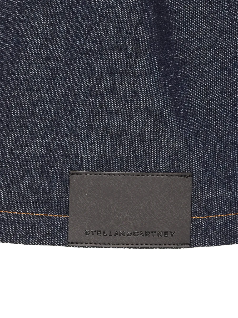 Stella McCartney Denim blouse met borduurwerk Blauw