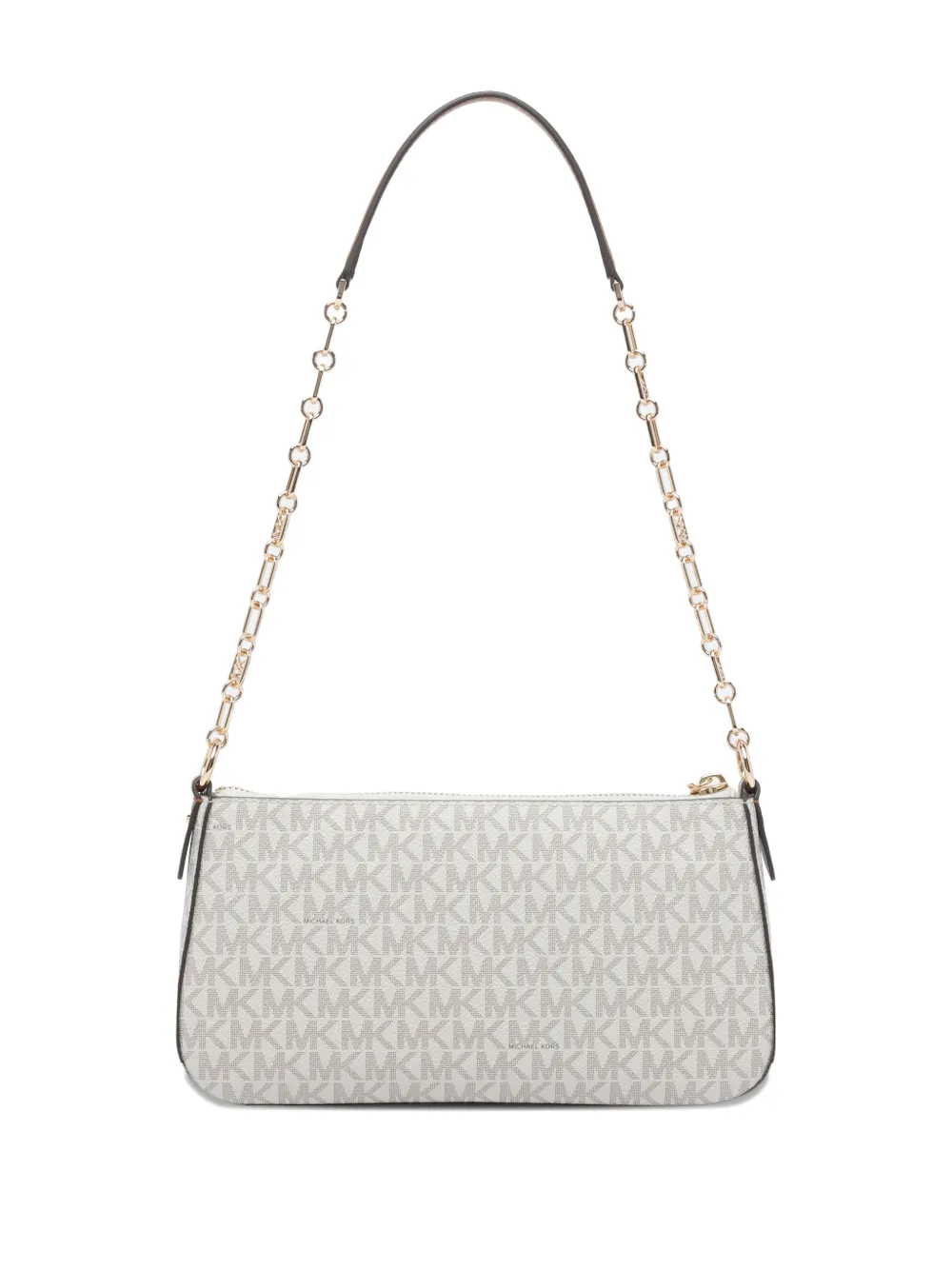 Michael Michael Kors logo-pattern shoulder bag - Beige