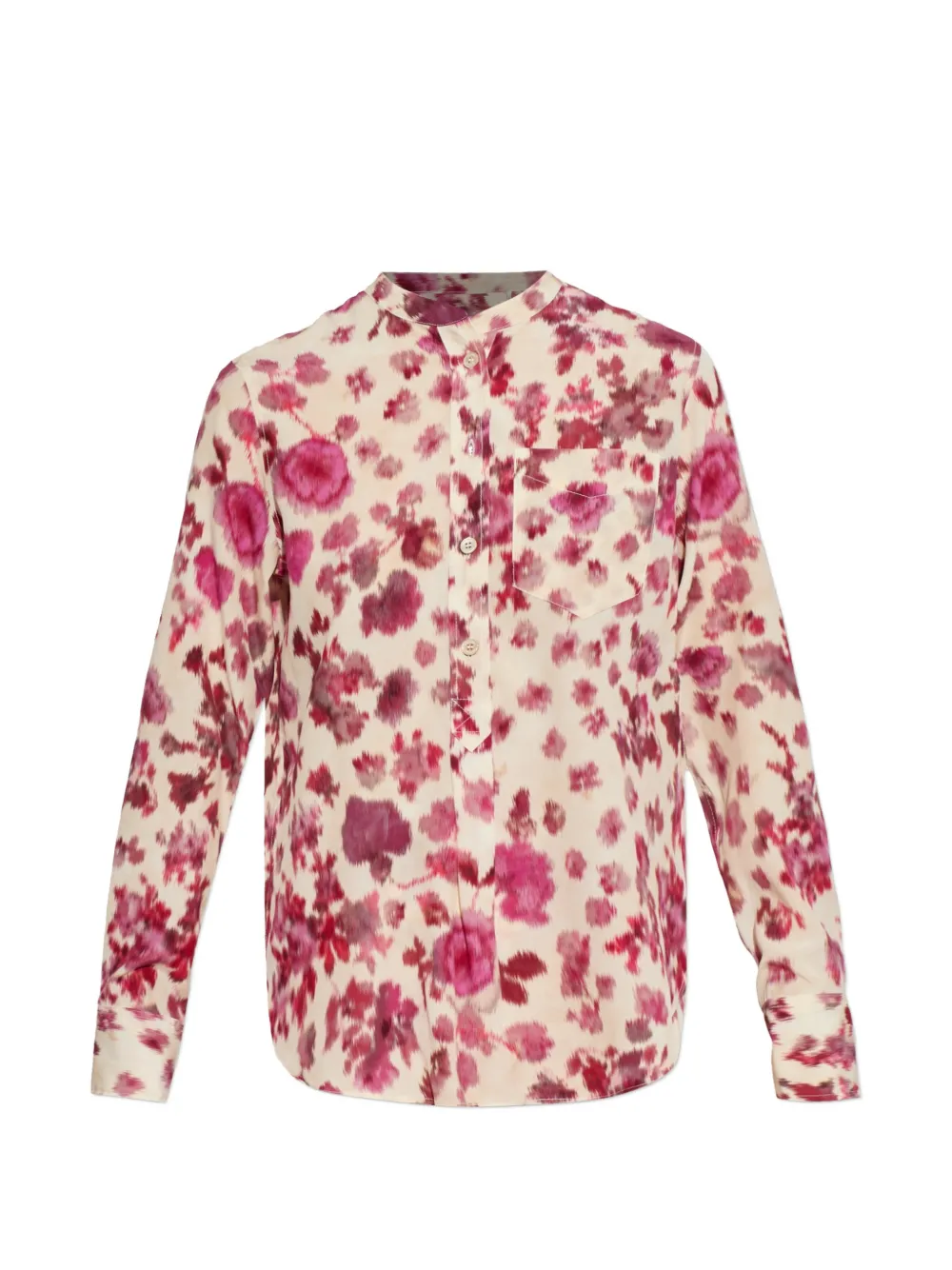 ISABEL MARANT patch-pocket blouse - Toni neutri