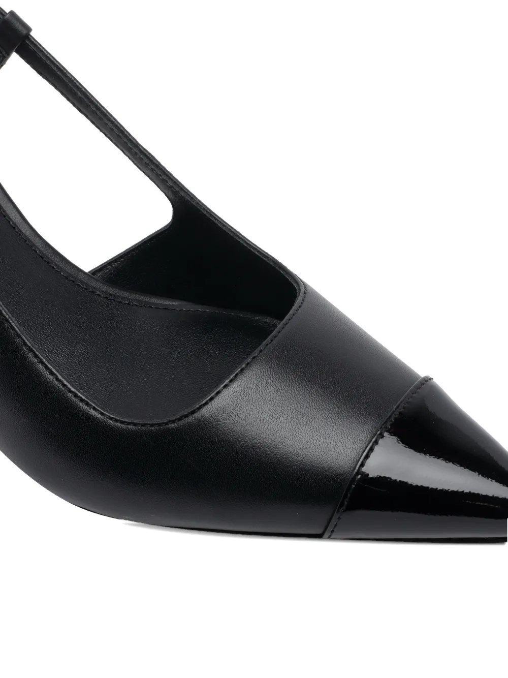 Michael Kors Alina slingback pumps met puntige neus Zwart