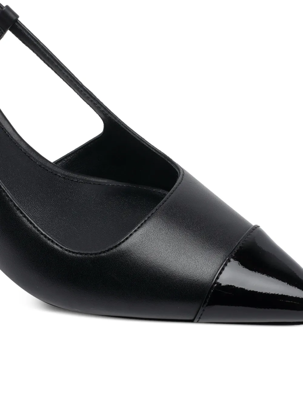 Michael Kors Alina slingback pumps met puntige neus Zwart