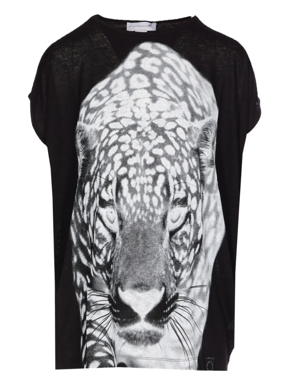 Stella McCartney leopard-print T-shirt | negro | Image 1