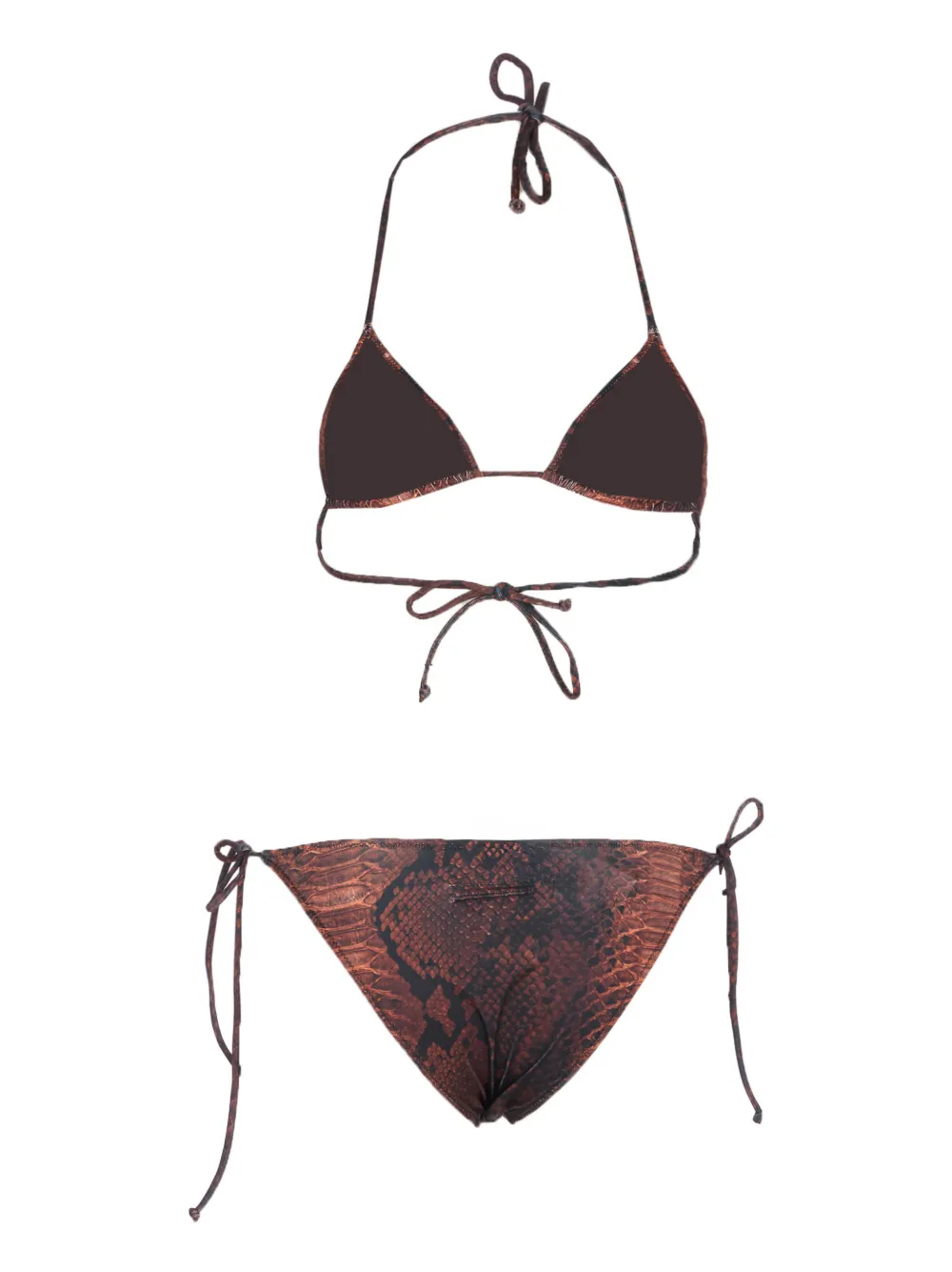 Jean Paul Gaultier Bikini met print Bruin