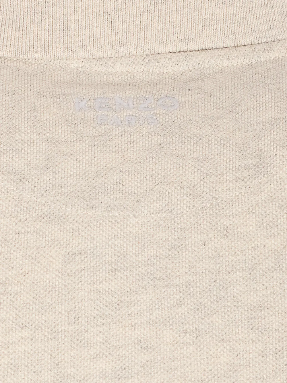 Kenzo Poloshirt met tijgerpatch Beige
