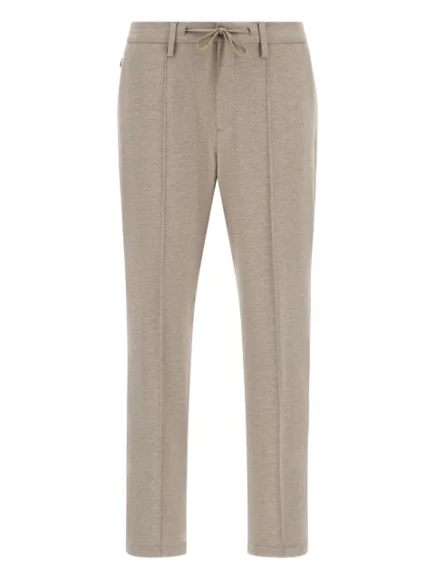 Boggi Milano Roberto drawstring jersey trousers