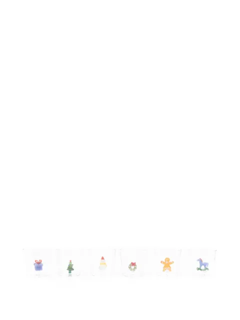 Ichendorf Milano Christmas-motifs glasses (set of six)