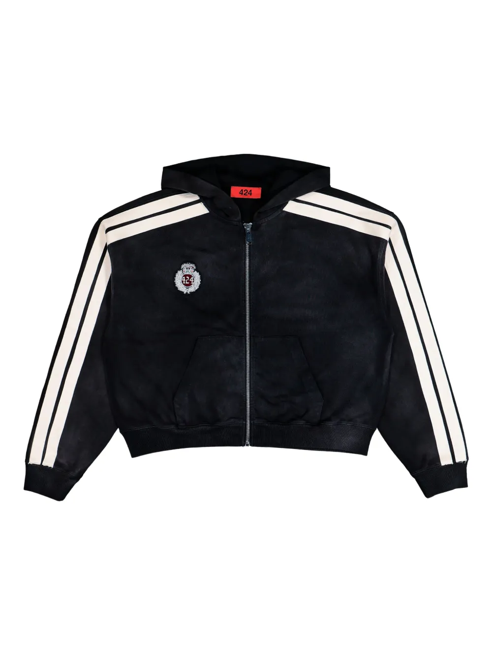 424 hoodie Zip Up Academy | negro | Image 1