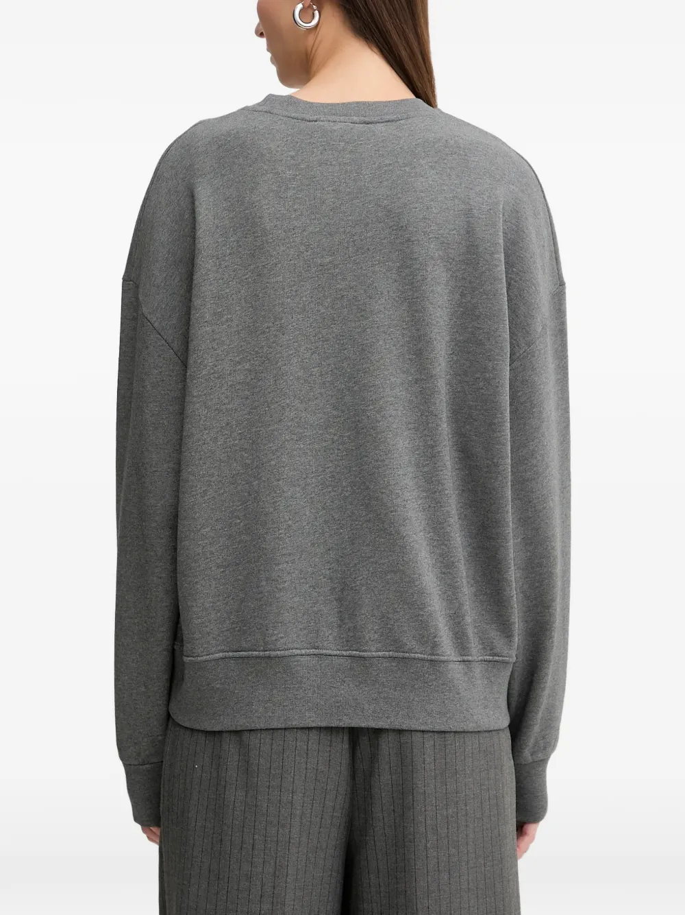 Marc O'Polo Sweater met logo-reliëf Grijs