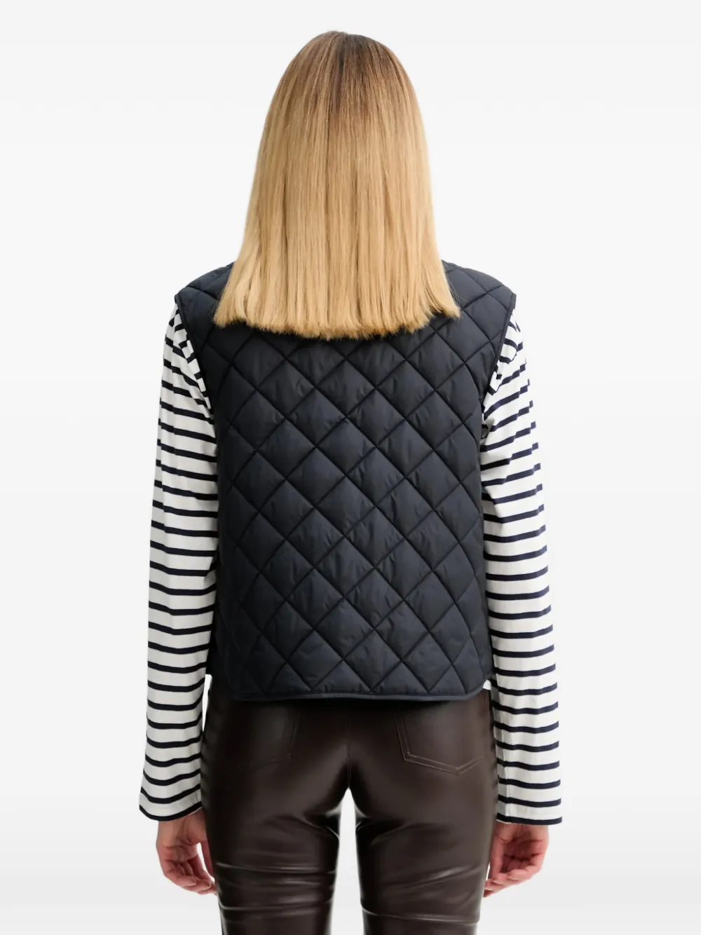 Marc O'Polo Bodywarmer met knopen Blauw