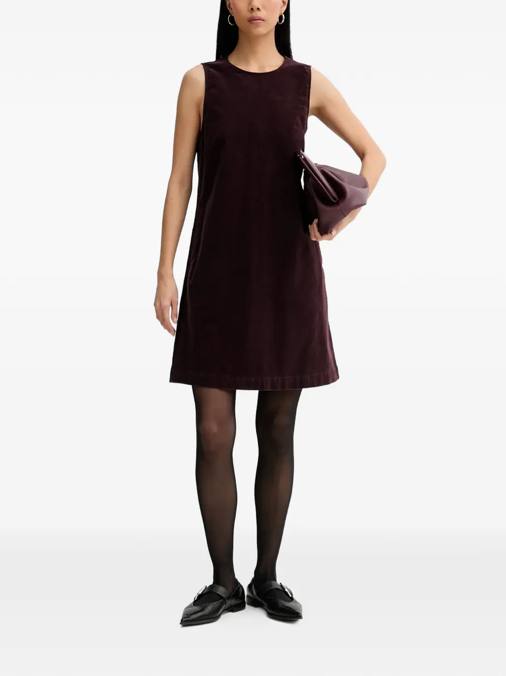 Marc O'Polo Mouwloze mini-jurk Rood