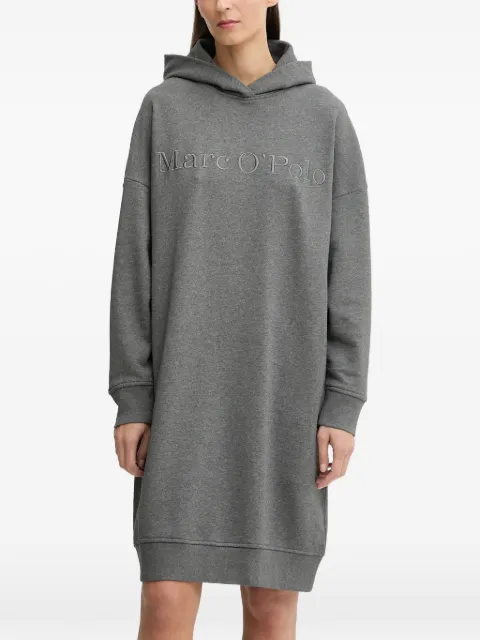 Marc O'Polo hooded embroidered mini dress