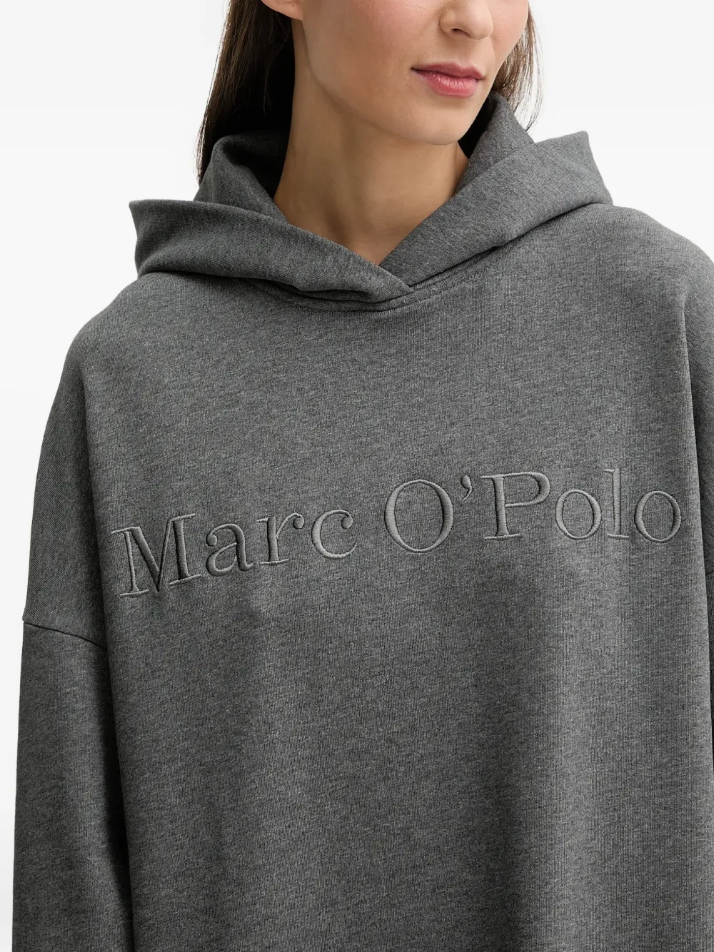 Marc O'Polo Mini-jurk met capuchon Grijs
