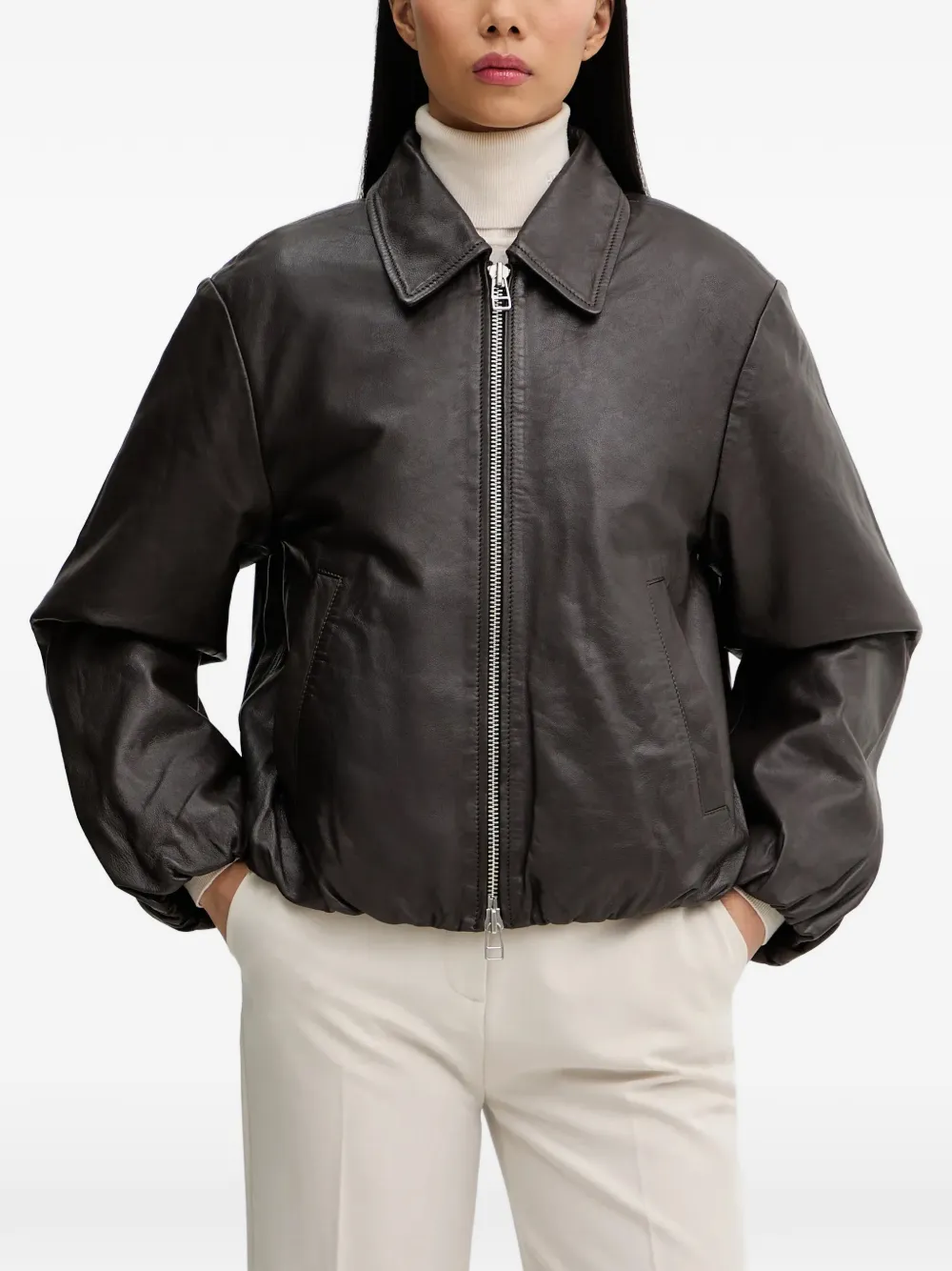 Marc O'Polo leather jacket - Marrone