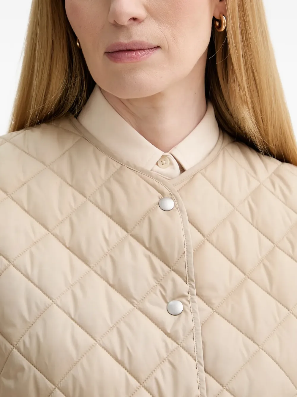 Marc O'Polo Bodywarmer met knopen Beige