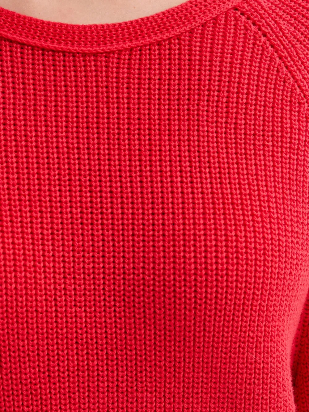 Marc O'polo Raglan Knitted Sweater In Red