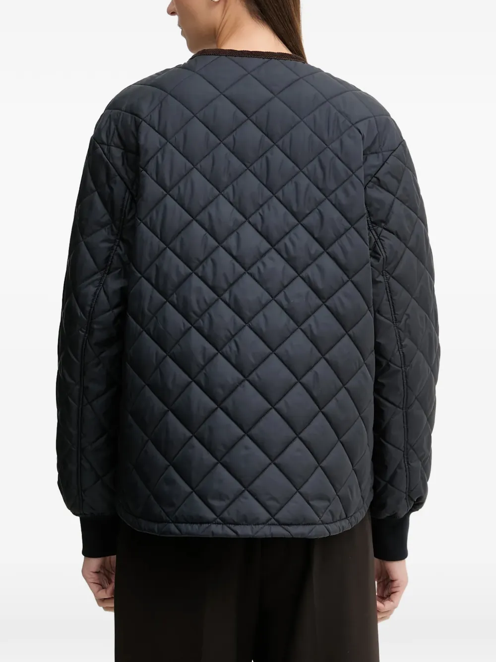  Marc O'polo Quilted Zip Jacket - Blue 