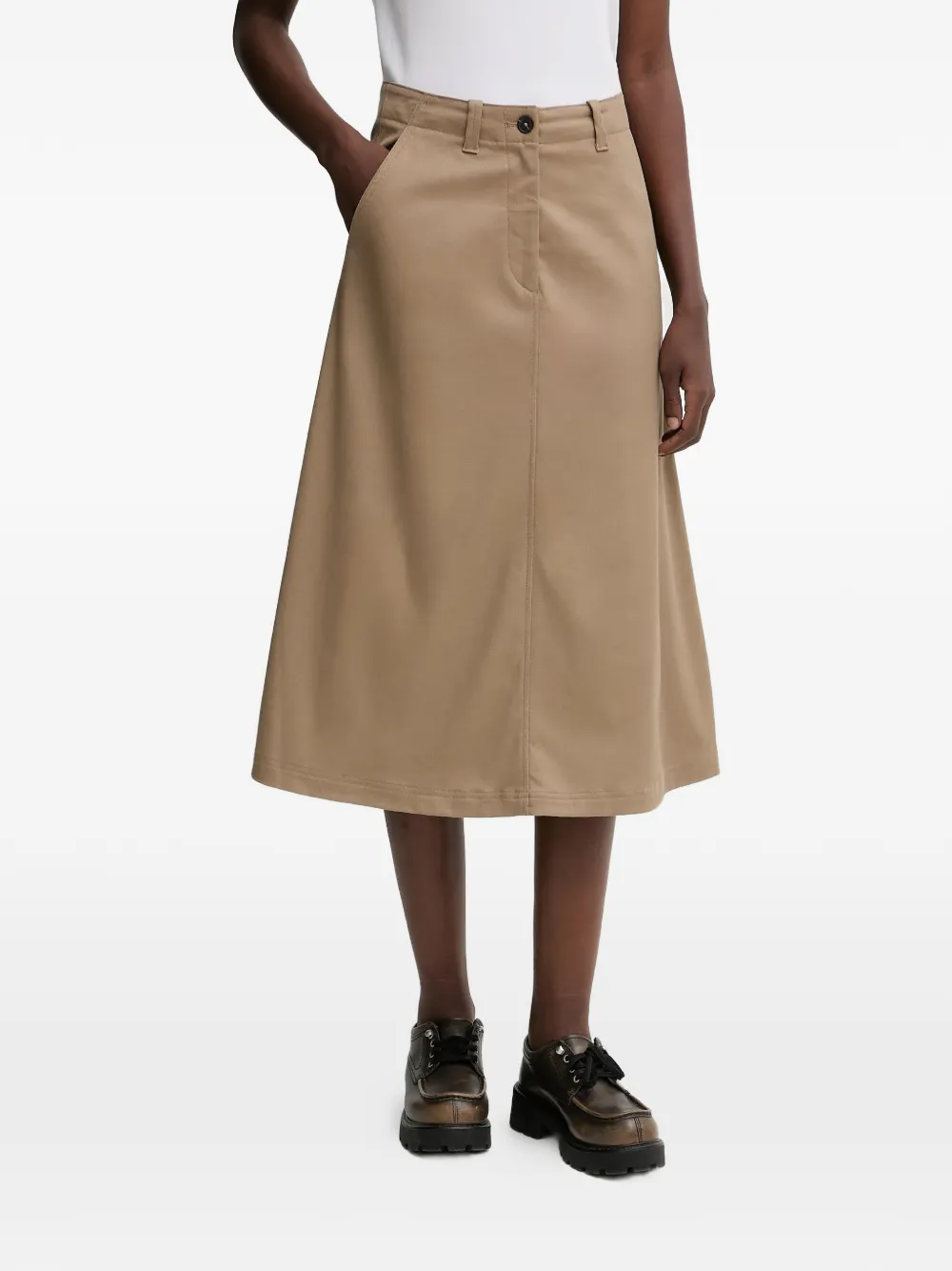Marc O'Polo A-line midi skirt | Neutrals | Image 1