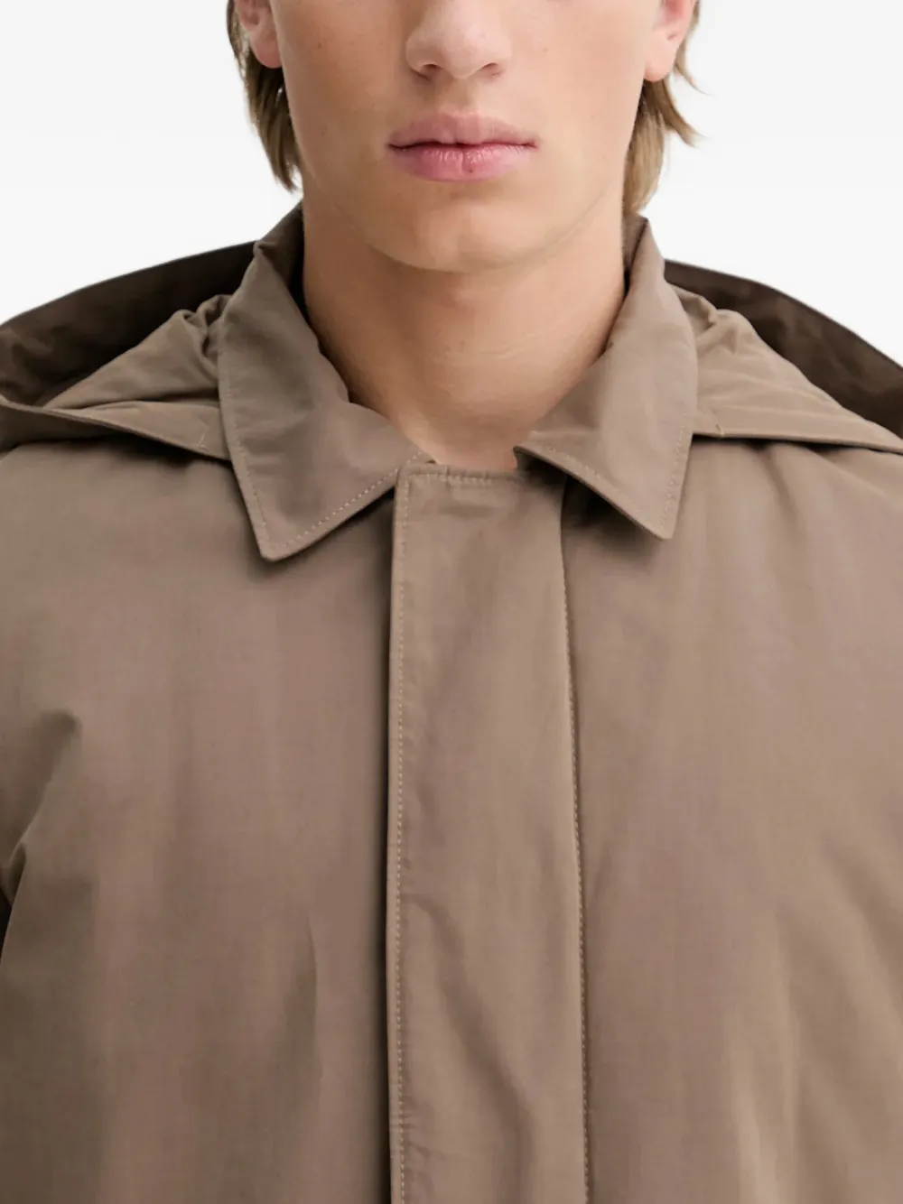 Marc O'Polo Jas met capuchon Beige